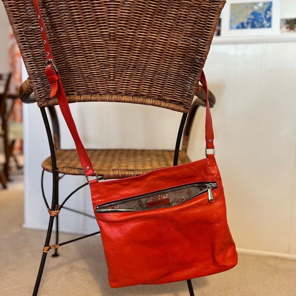 HOBO red crossbody